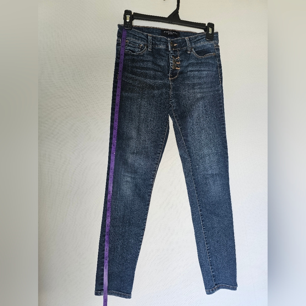 Celebrity Pink Dark Blue High-Rise Skinny Jeans - Picture 10 of 15